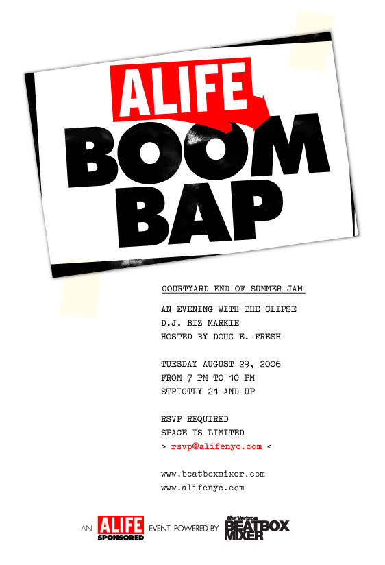 Alife Boom Bap Event