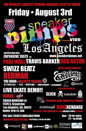 Sneaker Pimps Los Angeles August 3rd