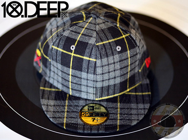 10Deep Plaid Wool New Era 59Fifty Fitted Caps