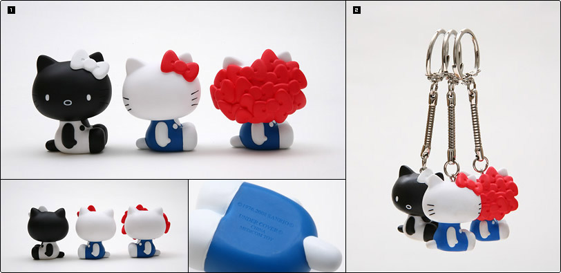  the Hello Kitty figure will be available including a black & white Hello 