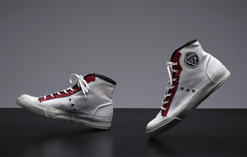 high tops gucci. The high-tops each possess predominately white uppers with highlight colors 