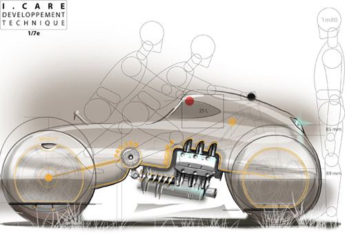 icare concept motorbike