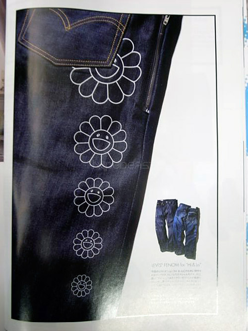Levis x Takahashi Murakami x Fragment Fenom Hiroshi x Black Bandana Print  Jeans
