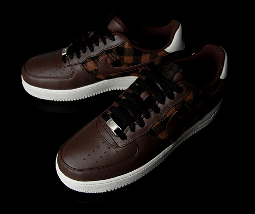 brown leather nike air force 1