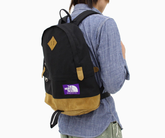 the north face leather backpack