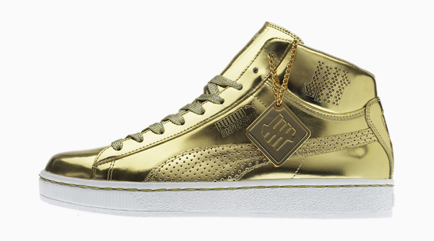 all gold high top pumas