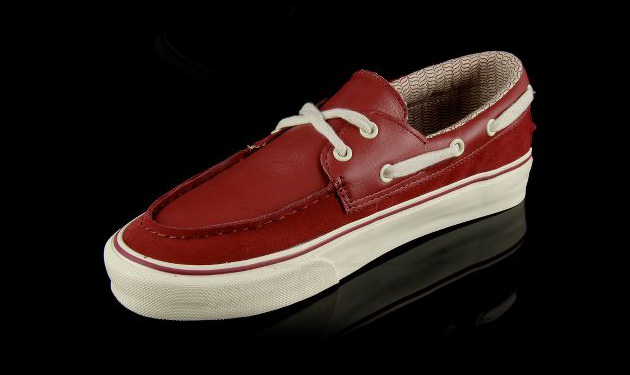 vans zapato red