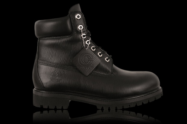 black leather tims