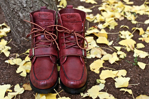 ralph lauren red boots