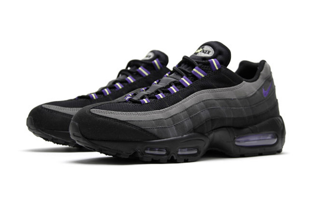 black grey and purple air max 95