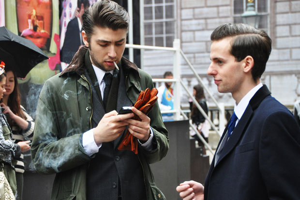 In This Town — Gold star — Men's Street Style