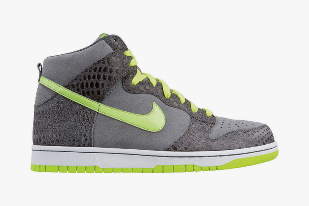 Nike Dunk High Cool Grey/Hot Lime | HYPEBEAST
