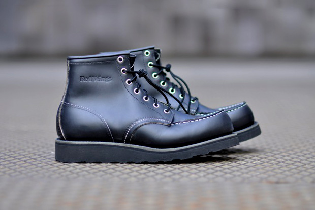 black moc boots