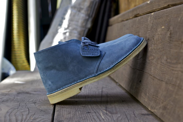 Clarks Originals Slate Blue Desert Boot 