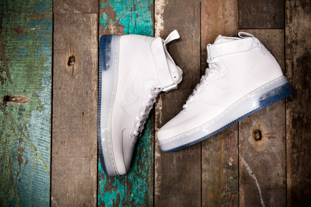 white foamposites air force 1