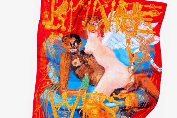 kanye west power painting. Kanye West x M/M (Paris) Silk