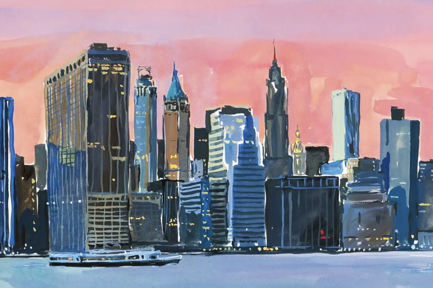 Jean-Philippe Delhomme Illustrates New York City for Louis Vuitton | HYPEBEAST