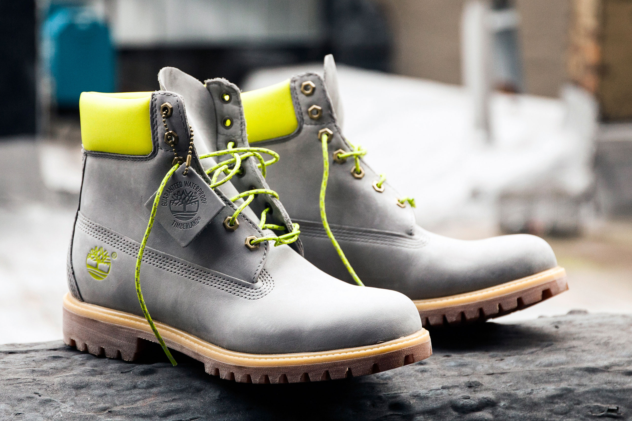 lime green timberlands