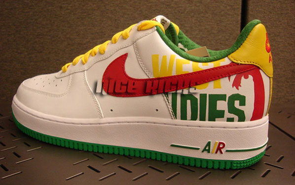 green and yellow air force ones