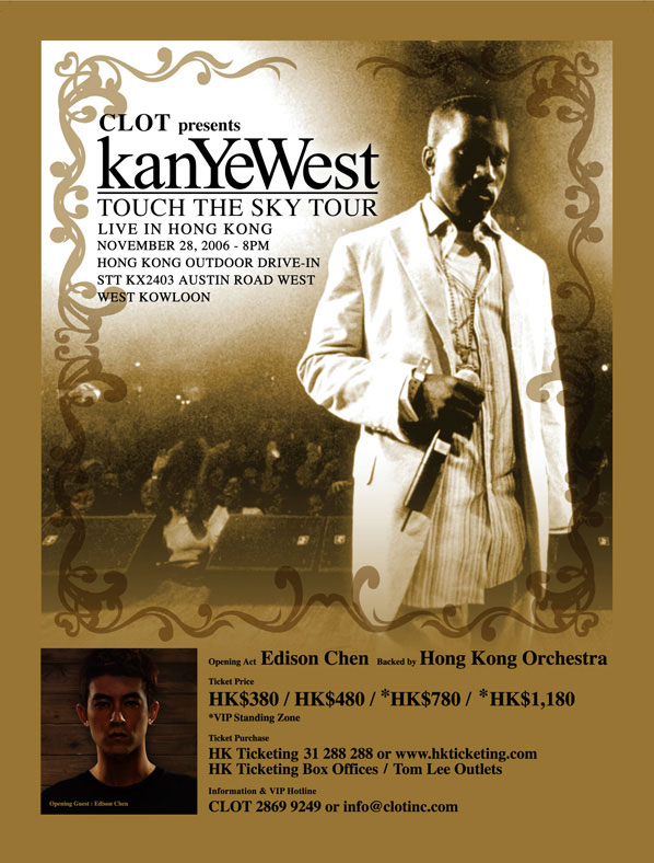 CLOT Presents "Touch The Sky" Tour with Kanye West