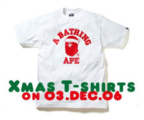 A Bathing Ape Xmas T-Shirts