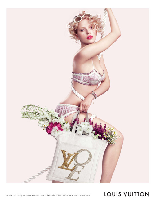 2007 Magazine AD LOUIS VUITTON Handbags lovely Scarlett Johansson