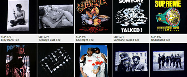 Archive of Supreme Tees