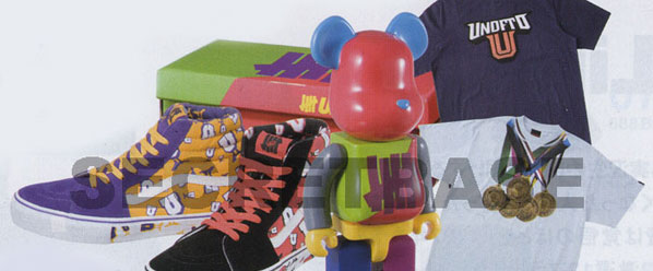 Undefeated Bearbrick, Tees and Sneakers