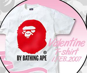 Bape Valentines Day T-shirt | Hypebeast
