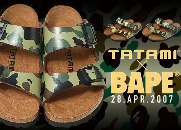 Bape x Tatami Sandal: New Image