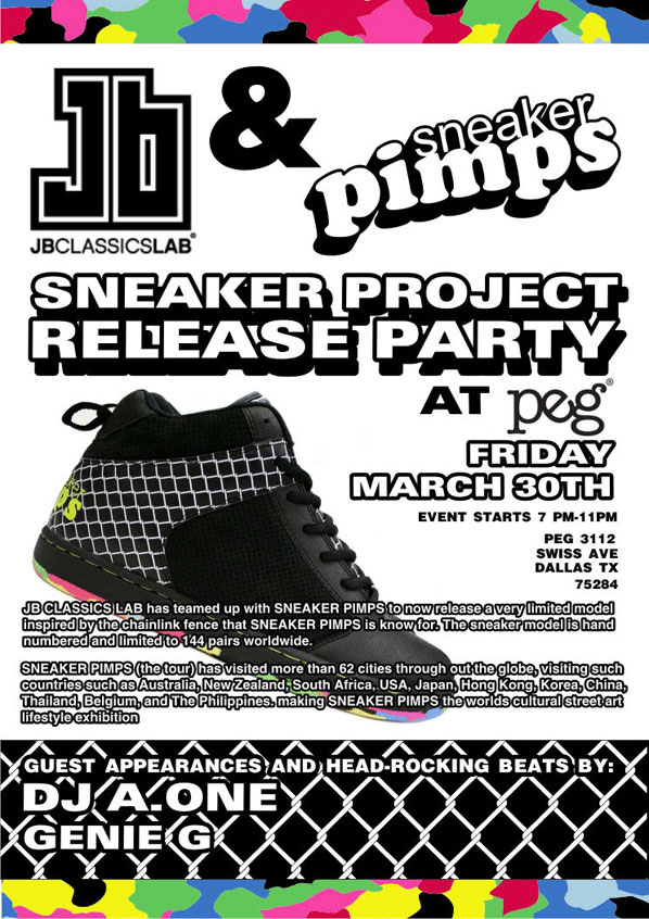 JB Classics X Sneaker Pimps Sneaker Project Release Party