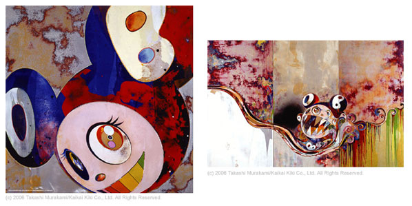 Takashi Murakami Paintings on Honeyee