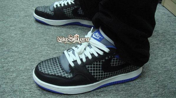 Nike "Square Print Pack" Court Force Lows