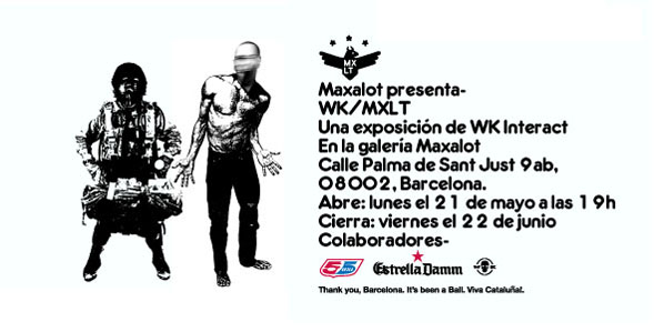 WK Interact at Maxalot Gallery Barcelona