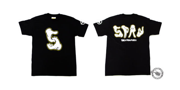 "Span Hands" Slick vs. Span of Sunset T-shirt