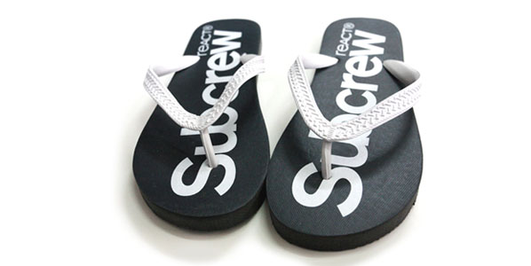 Subcrew Logo Thong Sandals