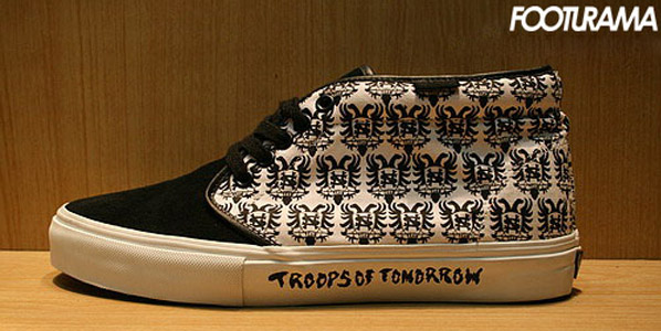 Supreme x Vans "Troops of Tomorrow" Black Chukka