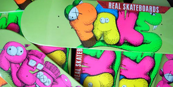 Original Fake x Real Skateboards