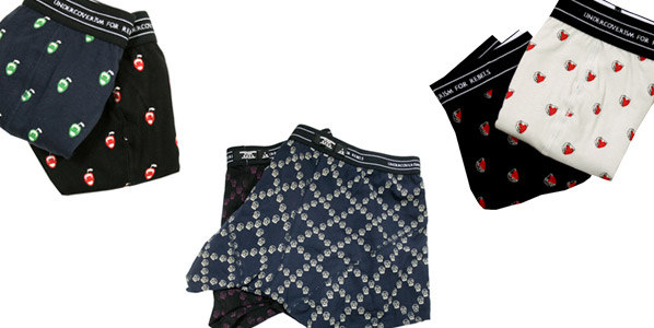 Under Cover Taipei August Valentines Day Boxer Shorts