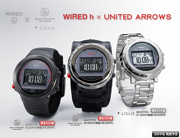 United Arrows x WIRED h Watches