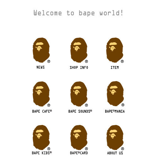 BAPE.COM Relaunched