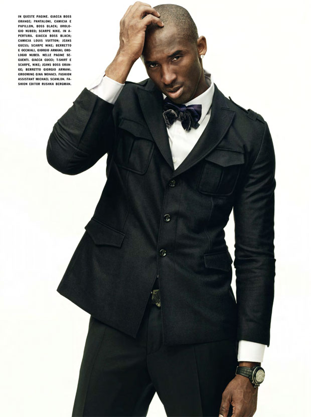 L'Uomo Vogue 2009 October Issue featuring Kobe Bryant | Hypebeast