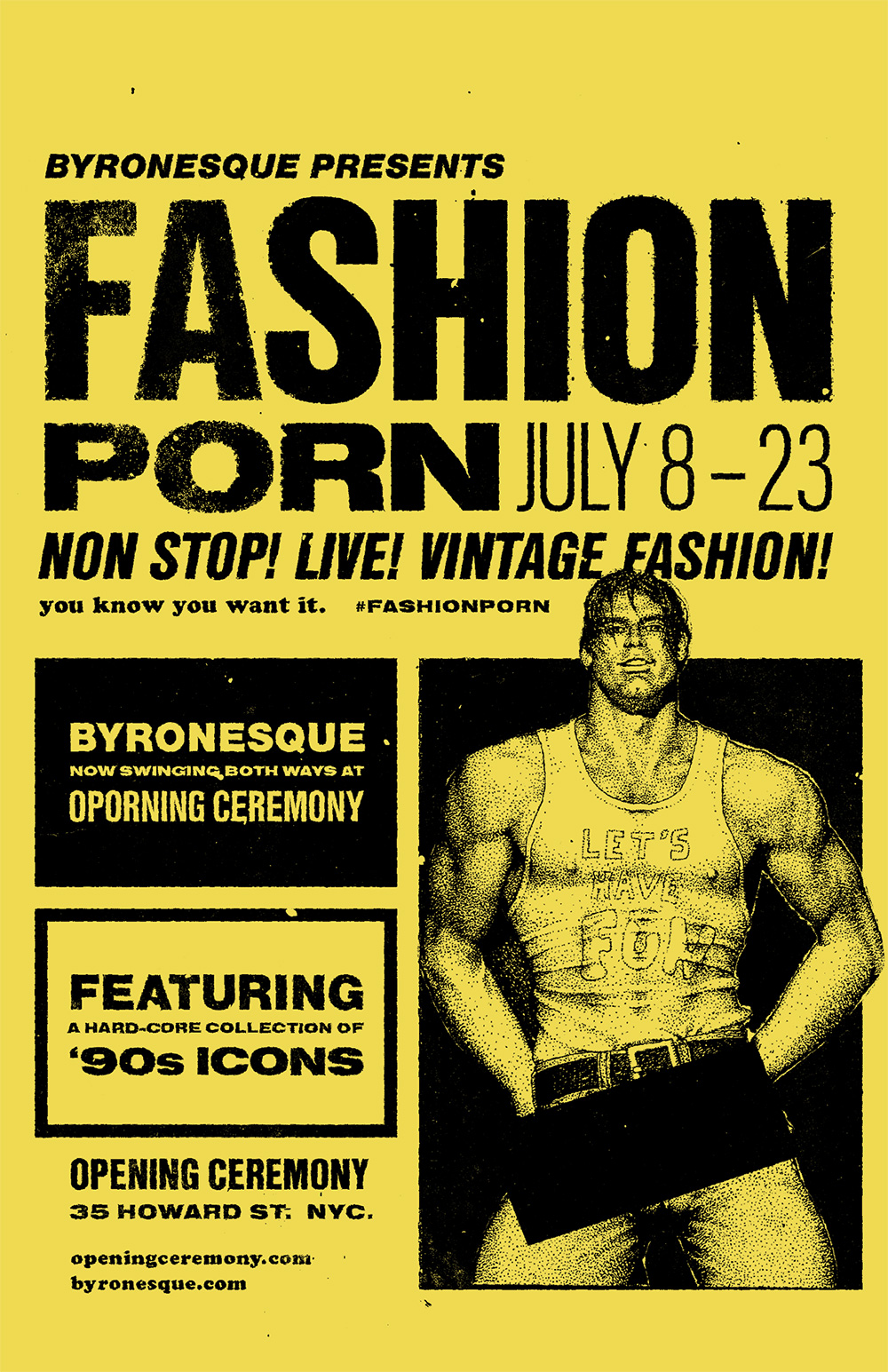 90s Porn Posters - Opening Ceremony Is Having a '90s Fashion Porn Pop-Up Event ...