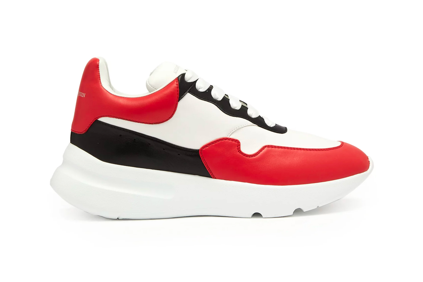 alexander mcqueen shoes red white