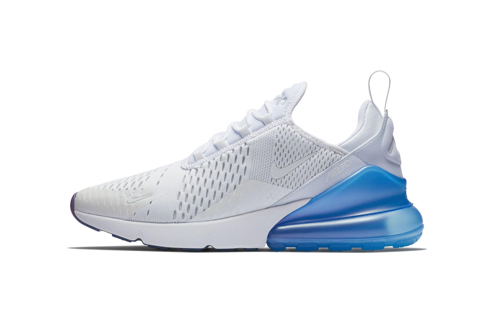 air max 270 white and silver