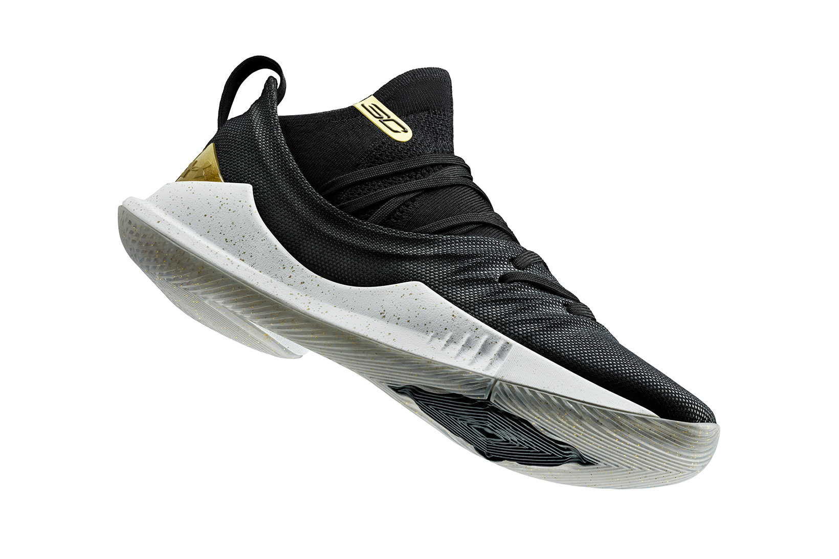 curry 5 black and gold