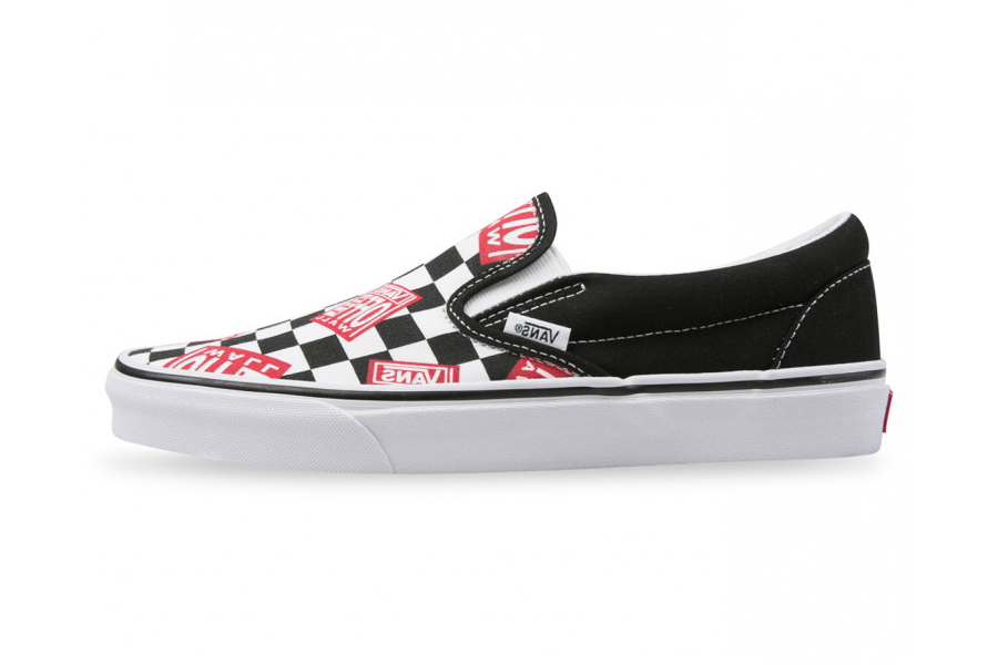 checkered vans off the wall