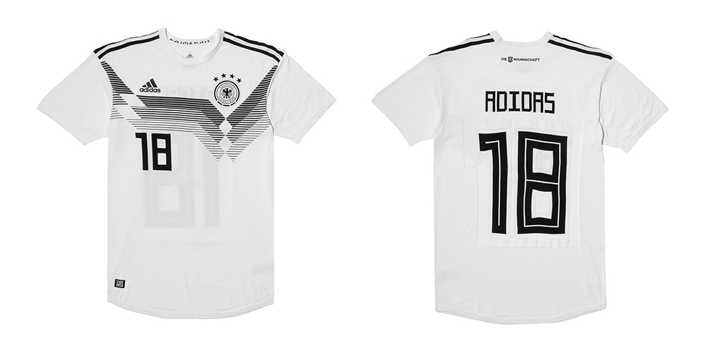 black and white adidas soccer jersey