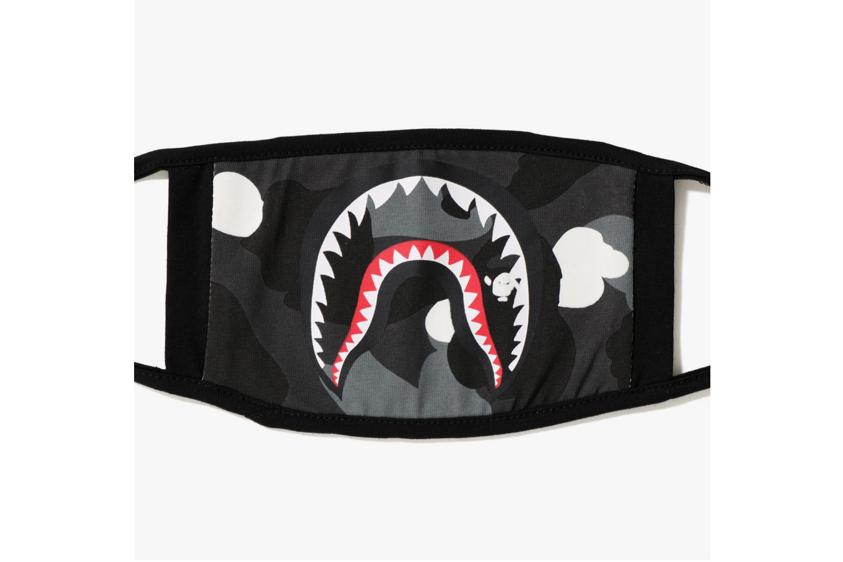Luxury Bape with Monster Eyes and Mouth Dark and Light Blue Arrays