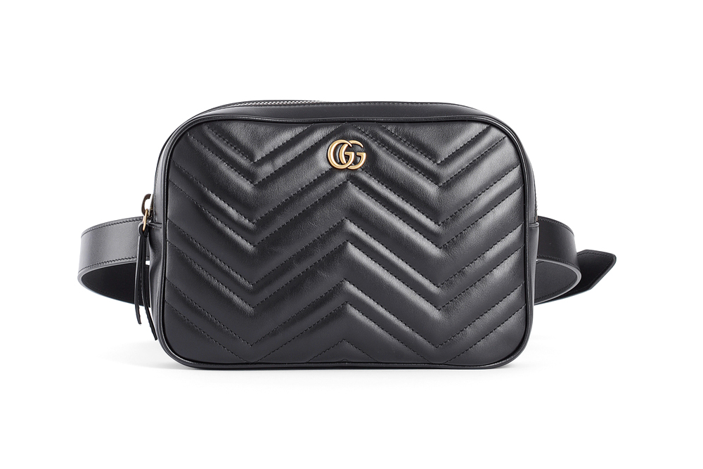 Unisex Gucci Fall Winter 2018 Fanny Pack black leather accessories release info
